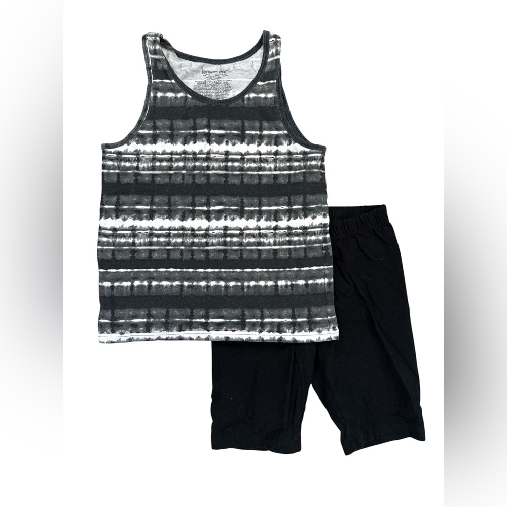 Striped Tank Top and Shorts Set Size 7/8